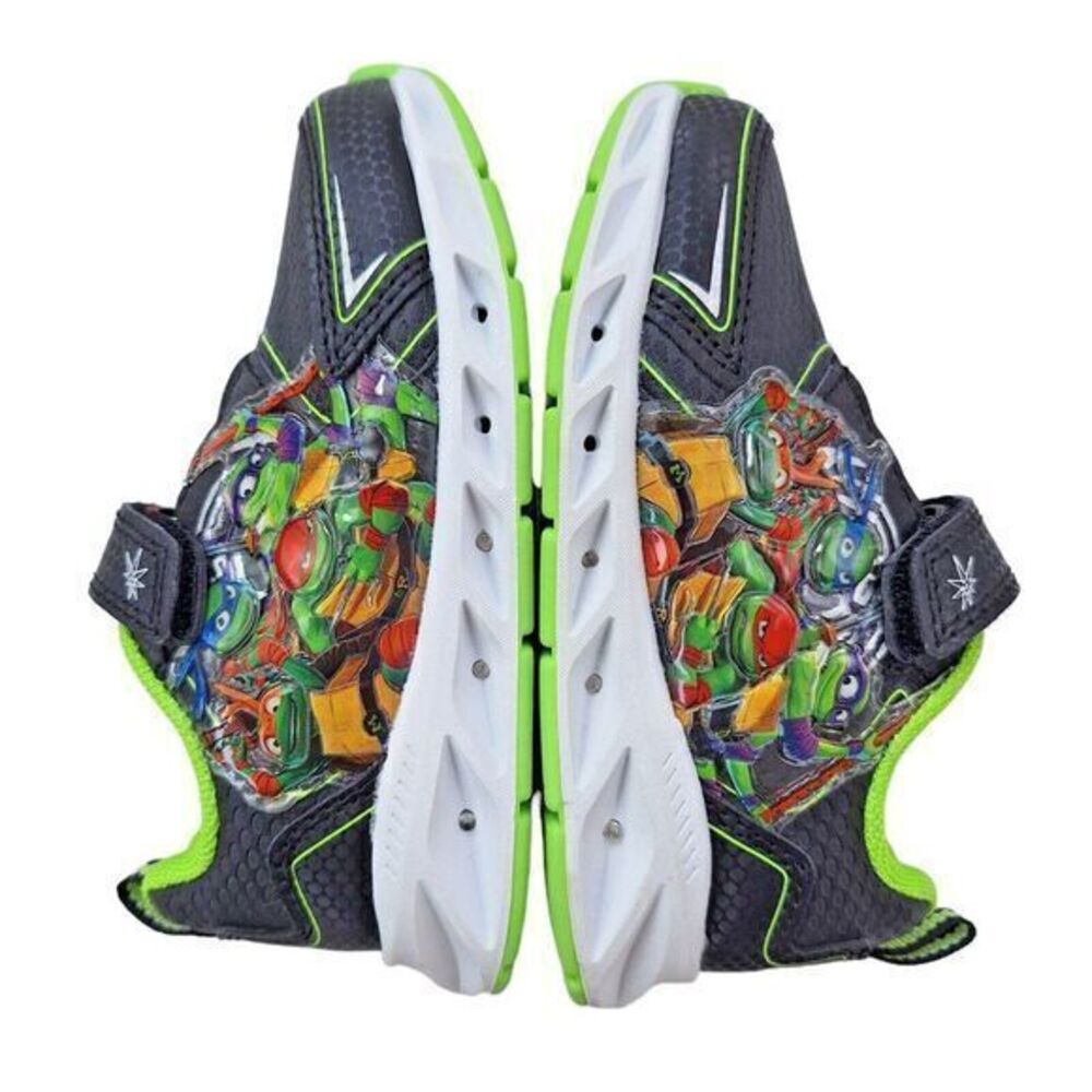 TMNT Teenage Mutant Ninja‎ Turtles Boys Sneakers Toddlers Size 7 Light-up Shoes - Picture 4 of 16
